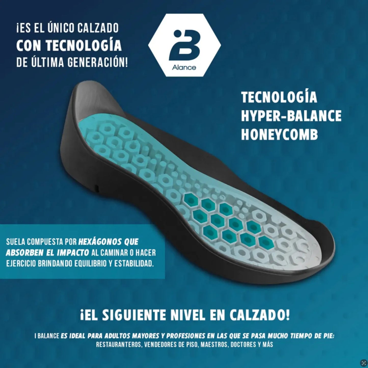Calzado Antiderrapante Ibalance Unisex Cómodo Anti Impacto