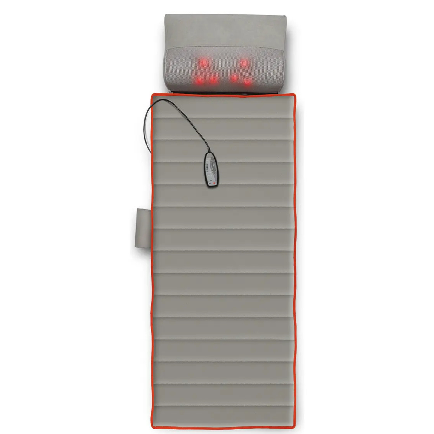Colchón Masajeador Portátil 3 Tipos De Masaje | Power Med Gris